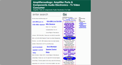 Desktop Screenshot of amplifieraudiogo.com