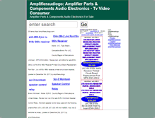 Tablet Screenshot of amplifieraudiogo.com
